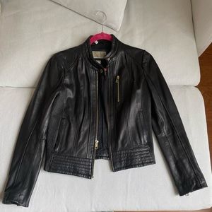 Michael Kors Black Leather Jacket